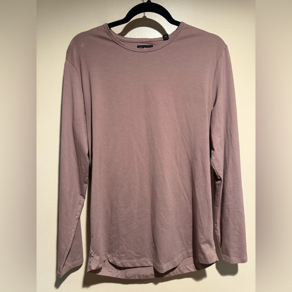 Cuts Clothing Long Sleeve Tee in Mauve